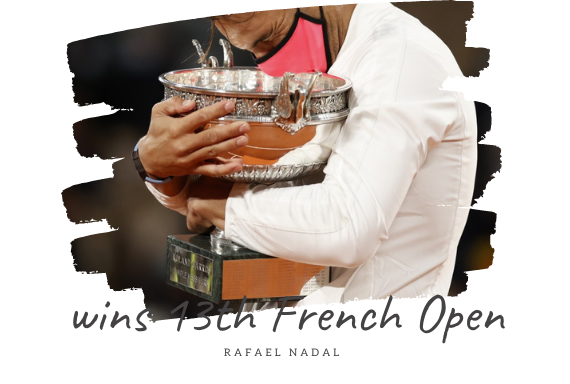 Rafel Nadal wins 13th french open