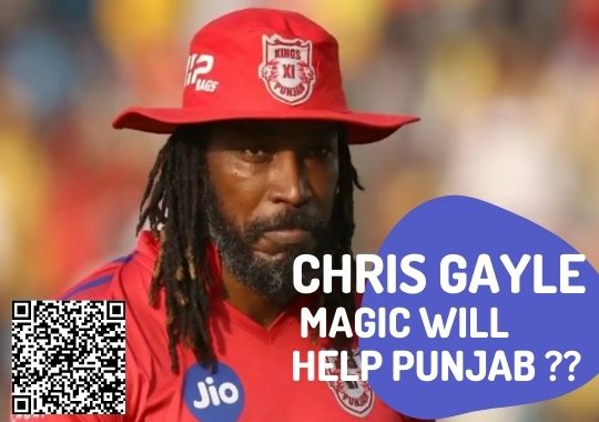 chris Gayle magic for KXIP